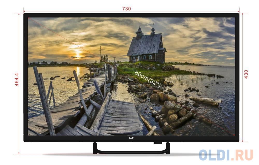 Телевизор LCD 32" 32H240S LEFF