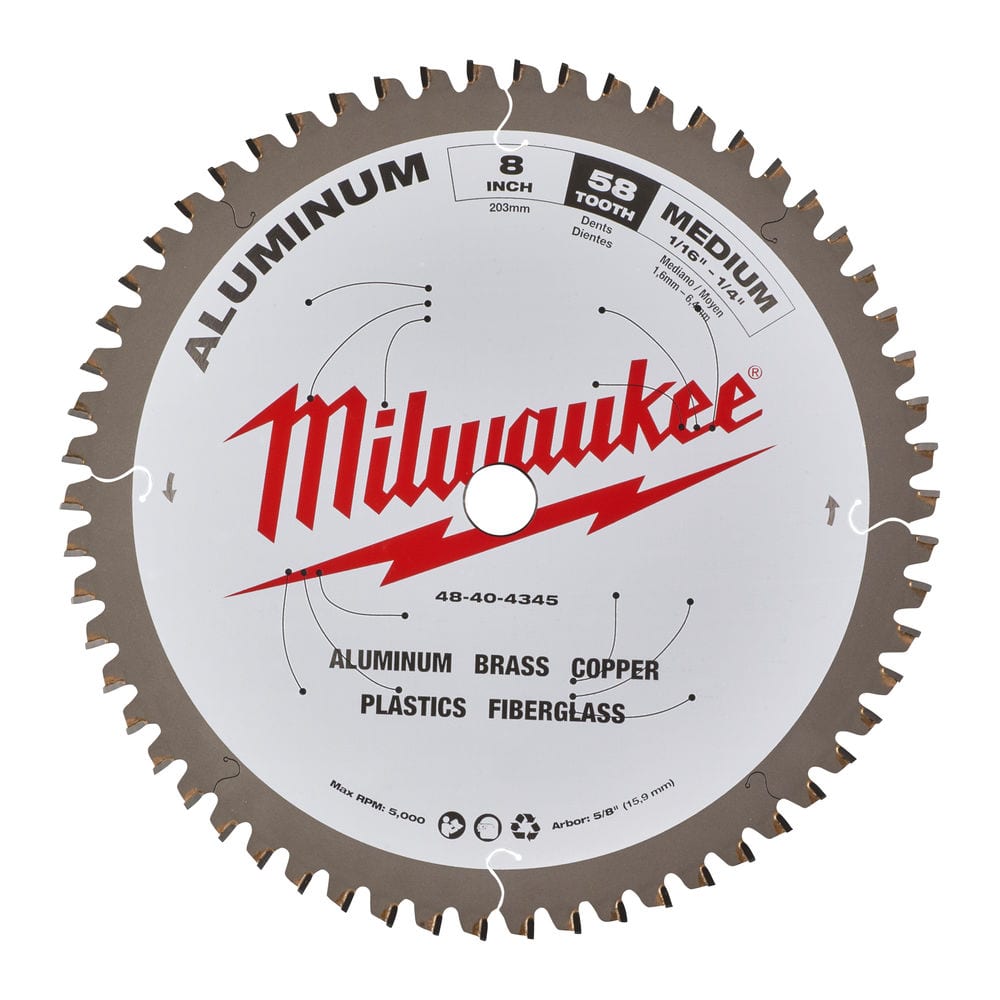 Пильный диск по алюминию для циркулярной пилы Milwaukee