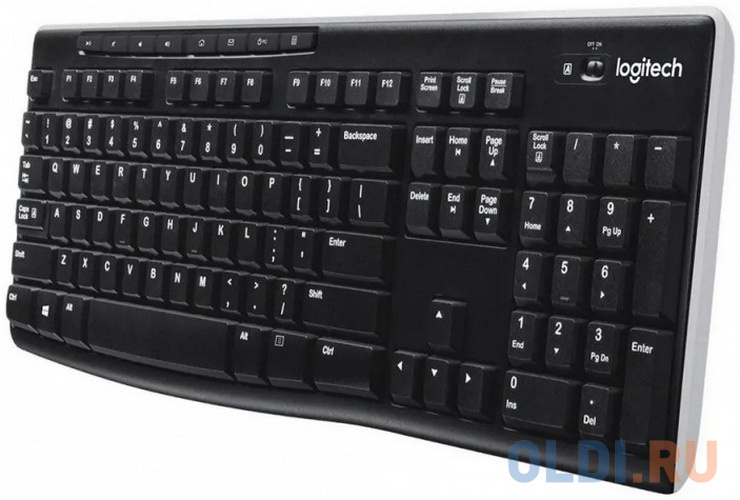 Клавиатура Logitech K270 Black/Grey Радио