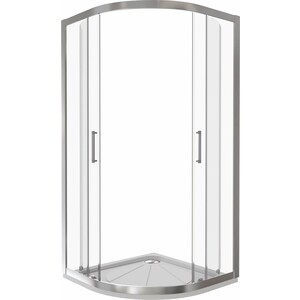 Душевой уголок Good Door Latte R 90x90 прозрачный, хром матовый (R 90x90 -C-WE) в Москвe