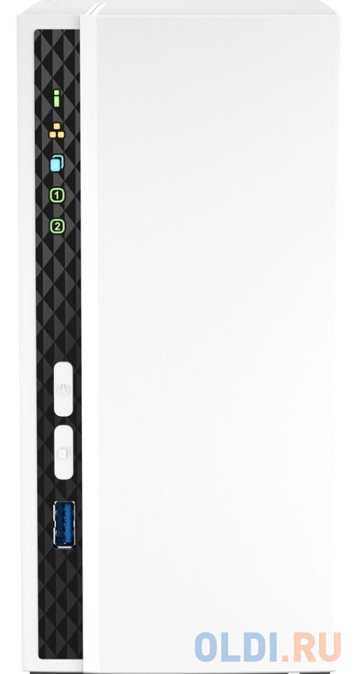 SMB QNAP TS-133 NAS 1 HDD tray. ARM 4-core Cortex-A55 1.8GHz, ram 2 GB (max), 1x1GbE, 1xUSB 2.0 port,1xUSB 3.2 Gen 1 в Москвe