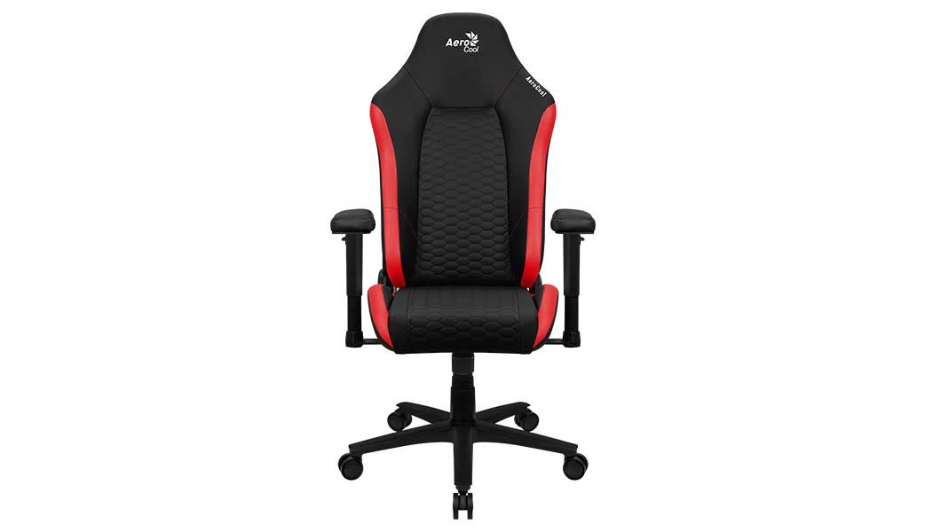 Кресло игровое Aerocool Crown Leatherette Black Red [4711099471195]