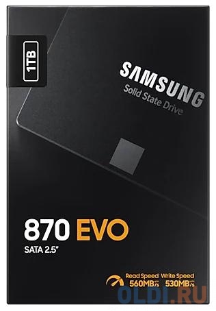 SSD накопитель Samsung 870 EVO 1 Tb SATA-III MZ-77E1T0BW