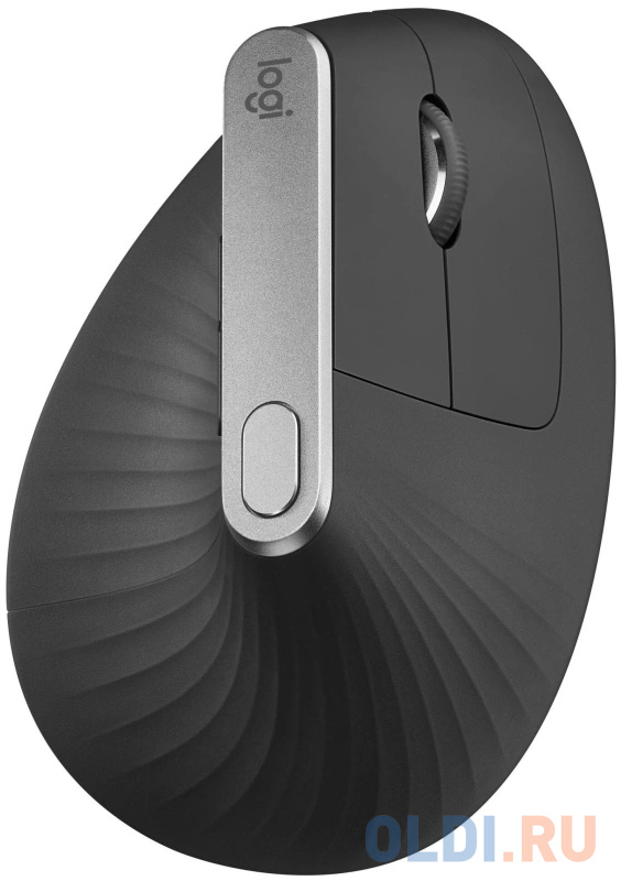 Мышь Logitech MX Vertical черный/черный оптическая (4000dpi) беспроводная BT/Radio USB (6but) в Москвe