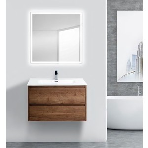 Тумба с раковиной BelBagno Kraft 80, Rovere Tabacco (KRAFT-800-2C-SO-RT, BB800ETL) в Москвe