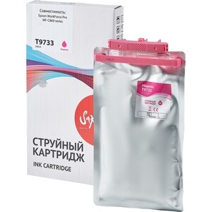 Контейнер с чернилами Sakura C13T973300 (T9733 M) для Epson, пурпурный , 22000 к.