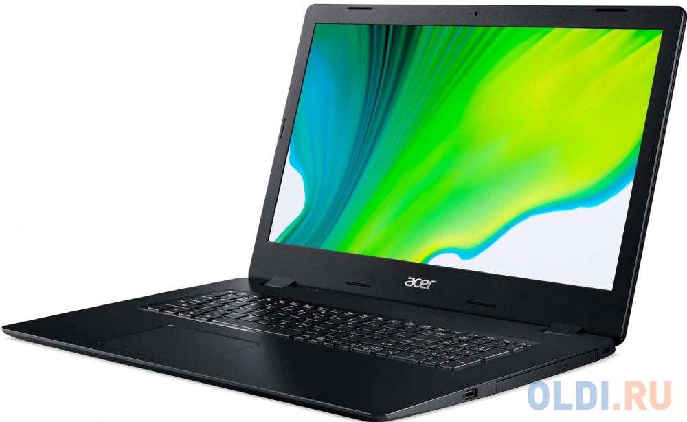 Ноутбук Acer Aspire 3 A317-52-522F Core i5 1035G1 8Gb SSD512Gb Intel UHD Graphics 17.3" IPS FHD (1920x1080) Eshell black WiFi BT Cam