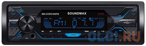 Автомагнитола Soundmax SM-CCR3185FB 1DIN 4x50Вт в Москвe