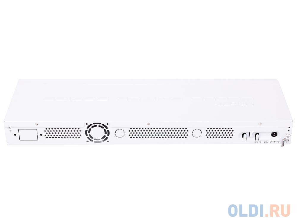 Коммутатор MikroTik CRS326-24G-2S+RM Cloud Router Switch 326-24G-2S+RM with 800 MHz CPU, 512MB RAM, 24xGigabit LAN, 2xSFP+ cages, RouterOS L5 or Switc в Москвe