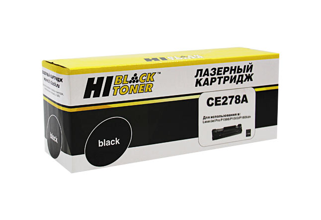 Картридж лазерный Hi-Black HB-CE278A (CE278A), черный, 2100 страниц, совместимый, для LJP P1566, / P1606dn / M1536 / M1530