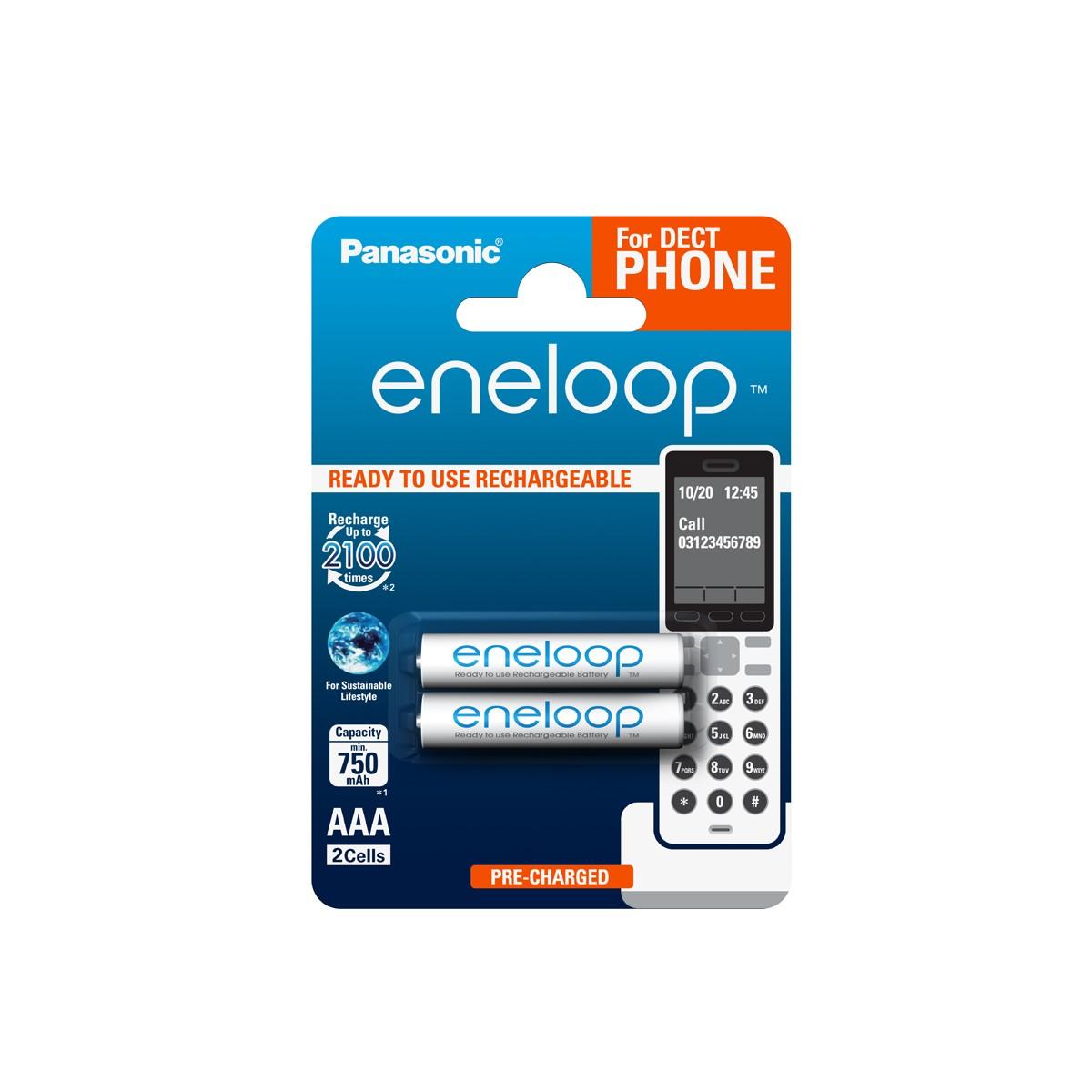 Аккумулятор Panasonic Eneloop AAA 750 2BP (BK-4MCCE/2DE) в Москвe