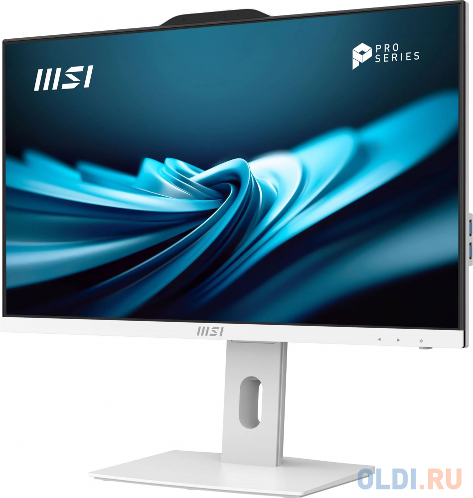 Моноблок MSI Pro AP242P 14M-668XRU 23.8" Full HD i7 14700 (2.1) 16Gb SSD512Gb UHDG 770 noOS GbitEth WiFi BT 120W клавиатура мышь Cam белый 1920x1