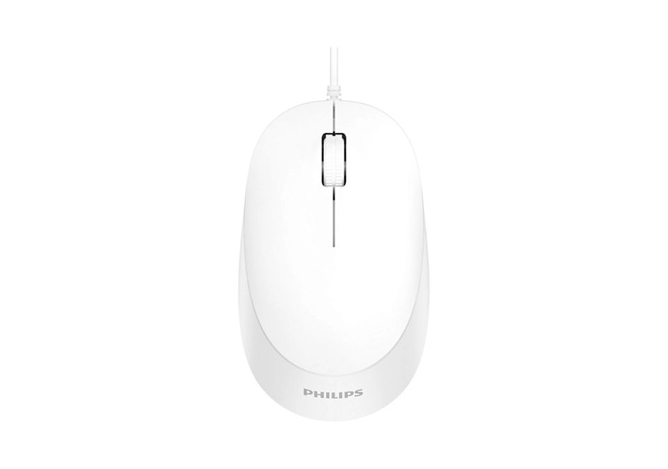 Мышь Philips SPK7207 3 кнопки, USB 2.0, 1200dpi, Белый (SPK7207W/01)