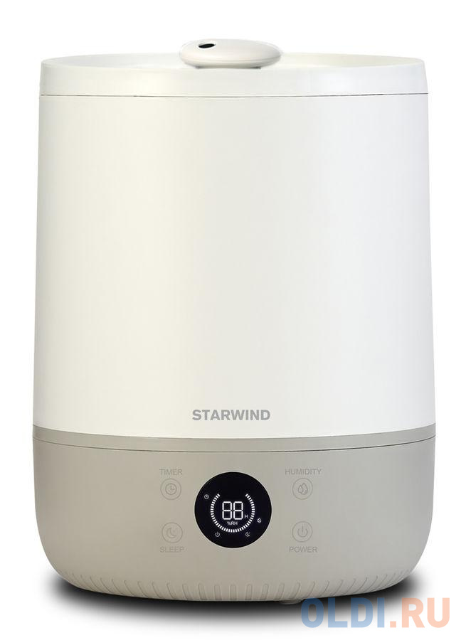 Увлажнитель воздуха Starwind SHC1525 30Вт (ультразвуковой) белый/серый