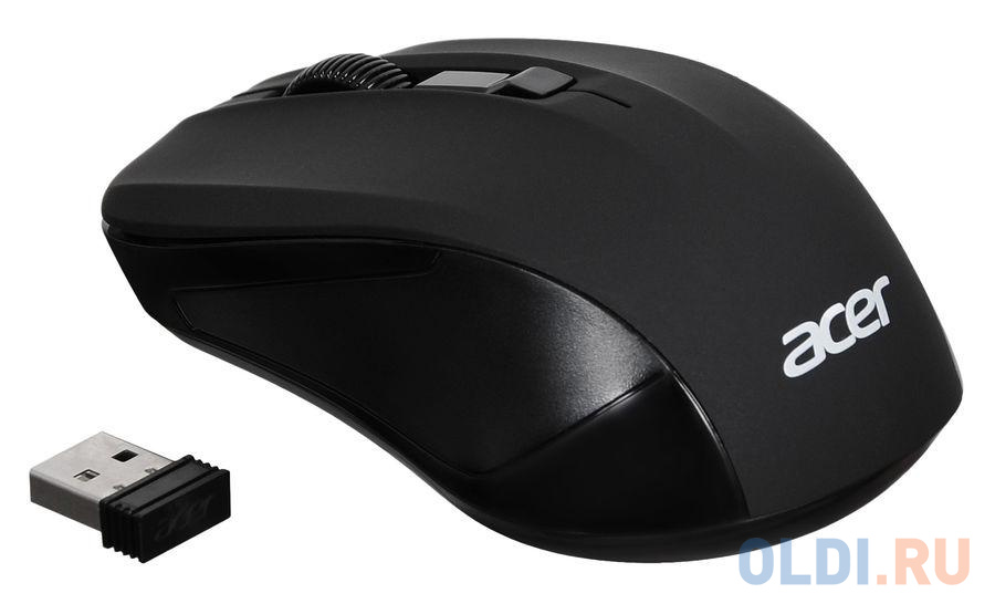 Мышь Acer OMR010 черный оптическая (1200dpi) беспроводная USB (2but)