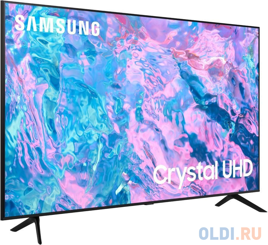 43" Телевизор Samsung UE43CU7100UXRU, Crystal UHD, 4K Ultra HD, черный, СМАРТ ТВ, Tizen OS в Москвe