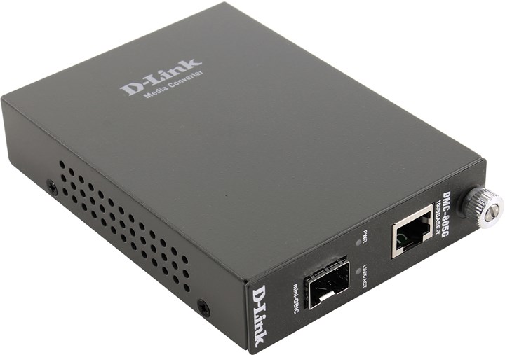 Медиаконвертер D-Link DMC-805G Конвертер 1000Base-T в miniGBIC