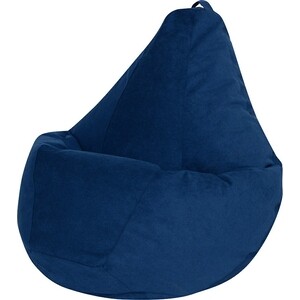 Кресло-мешок DreamBag Синий Велюр 3XL 150х110