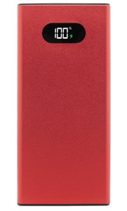 Портативный аккумулятор (Powerbank) TFN Blaze LCD PD, 10000mAh, 2xUSB, 5A, Type-C, QC, PD, красный (TFN-PB-268-RD)