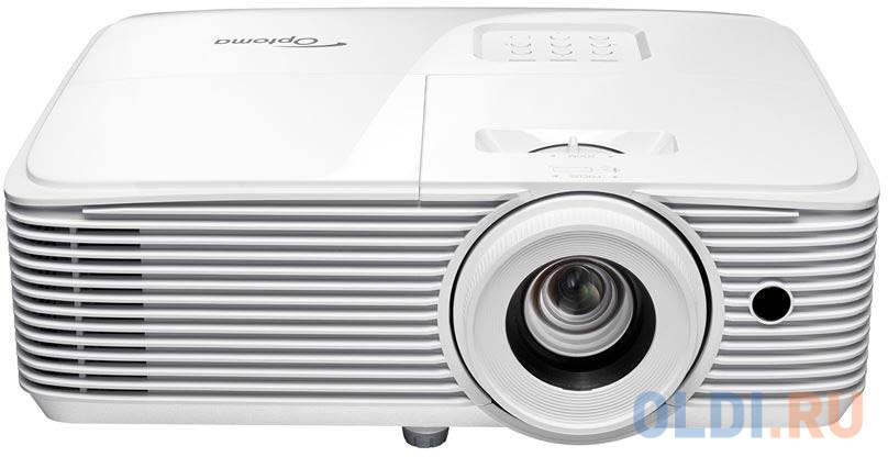 Проектор Optoma EH401 (DLP, 1080p 1920x1080, 4000Lm, 22000:1, noVGA, 2xHDMI, 1x3W speaker, 3D Ready, lamp 10000hrs)