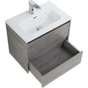 Тумба с раковиной BelBagno Kraft-39 60х39 Cemento Grigio (KRAFT 39-600/390-2C-SO-CG, BB600/390ETL) в Москвe