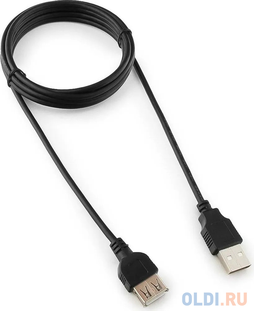 Bion Кабель удлинительный USB 2.0 A-A (m-f), 1.8м, черный [BXP-CCP-USB2-AMAF-018] в Москвe