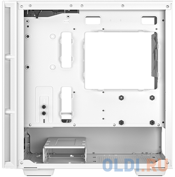 Deepcool CH360 WH без БП, боковое окно (закаленное стекло), 2x140мм ARGB LED вентилятор спереди и 1x120мм ARGB LED вентилятор сзади, белый, mATX