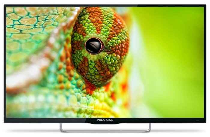 Телевизор 32" Polarline 32PL14TC-SM, HD, 1366x768, DVB-T /T2 /C, HDMIx3, USBx2, WiFi, Smart TV, черный