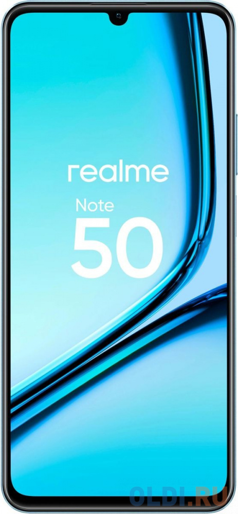 Смартфон Realme RMX3834 Note 50 64Gb 3Gb голубой моноблок 3G 4G 6.74" 720x1600 Android 13 13Mpix 802.11 b/g/n GPS GSM900/1800 GSM1900 TouchSc Mic в Москвe