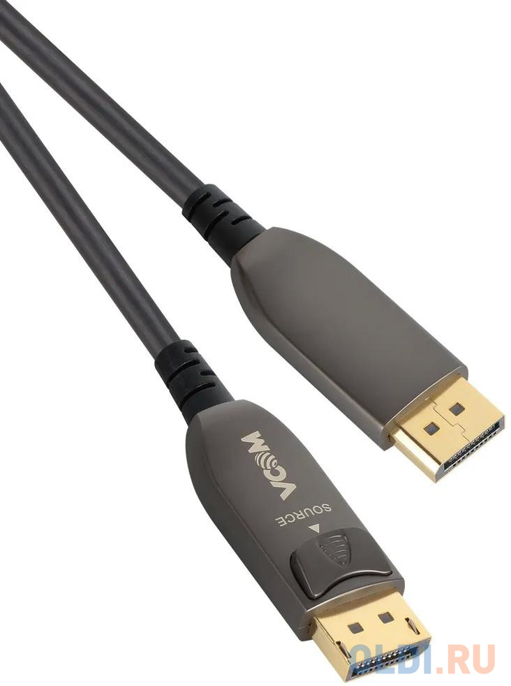 Кабель DisplayPort 40м VCOM Telecom D3751-40M круглый черный в Москвe