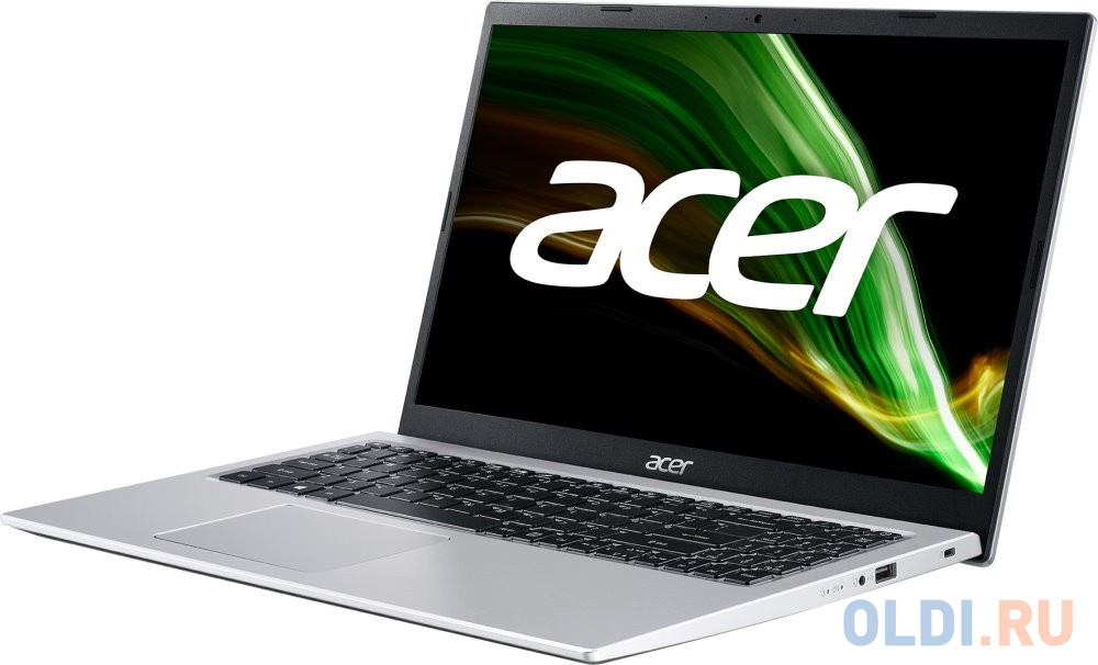 Ноутбук Acer Aspire A115-32-P123 15.6" 1920x1080 Intel Pentium-N6000 SSD 128 Gb 8Gb Intel UHD Graphics серебристый DOS NX.A6MER.004