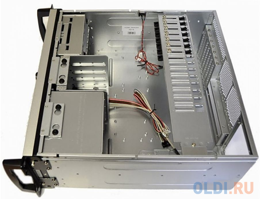 Серверный корпус mini-ITX Chenbro RM41300H12*13729 Без БП чёрный серебристый