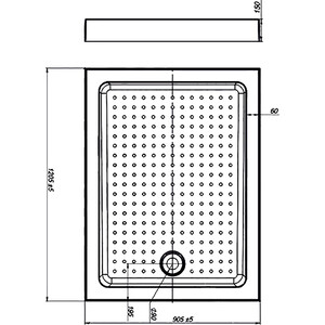 Душевой поддон Vincea VST-3AR 120х90 с каркасом (VST-3AR-9012) в Москвe