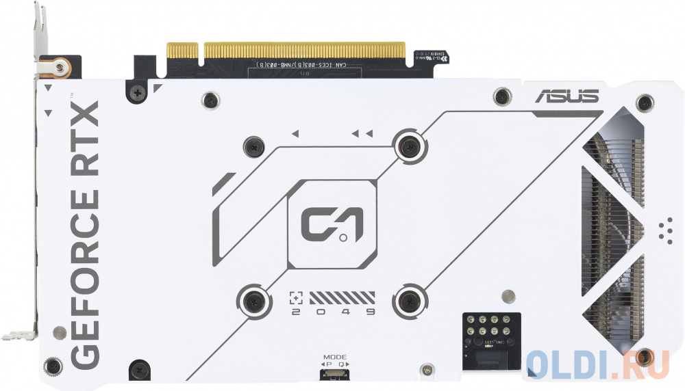 ASUS GeForce RTX 4060 8192Mb, Dual OC 8G White (Dual-RTX4060-O8G-White) 1xHDMI, 3xDP, Ret в Москвe