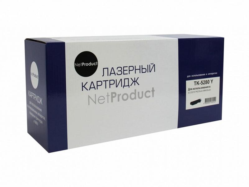 Картридж лазерный NetProduct N-TK-5280Y (TK-5280Y), желтый, 11000 страниц, совместимый для Kyocera ECOSYS P6235/M6235/M6635