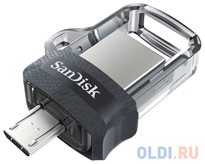 Флешка 32Gb SanDisk SDDD3-032G-G46 USB 3.1 microUSB черный