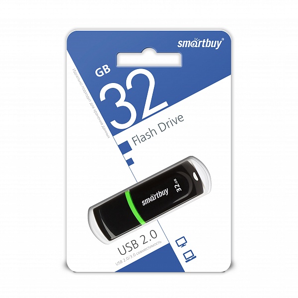 Флешка SmartBuy Paean 32GB Black (SB32GBPN-K) в Москвe