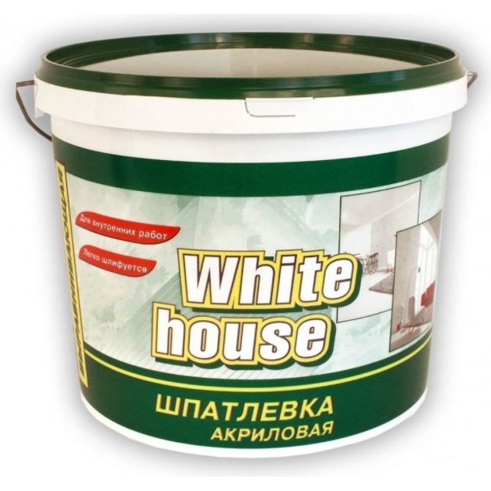 Финишная выравнивающая акриловая шпатлевка White House