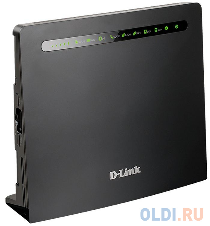 Маршрутизатор D-Link DWR-980/4HDA1E Беспроводной двухдиапазонный маршрутизатор AC1200 с поддержкой 4G LTE и VDSL2, с портами Gigabit Ethernet и 2 FXS-