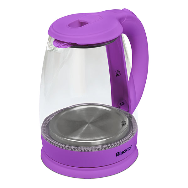 Чайник Blackton Bt KT1800G 1.8л. 1.5 кВт, пластик/стекло, фиолетовый