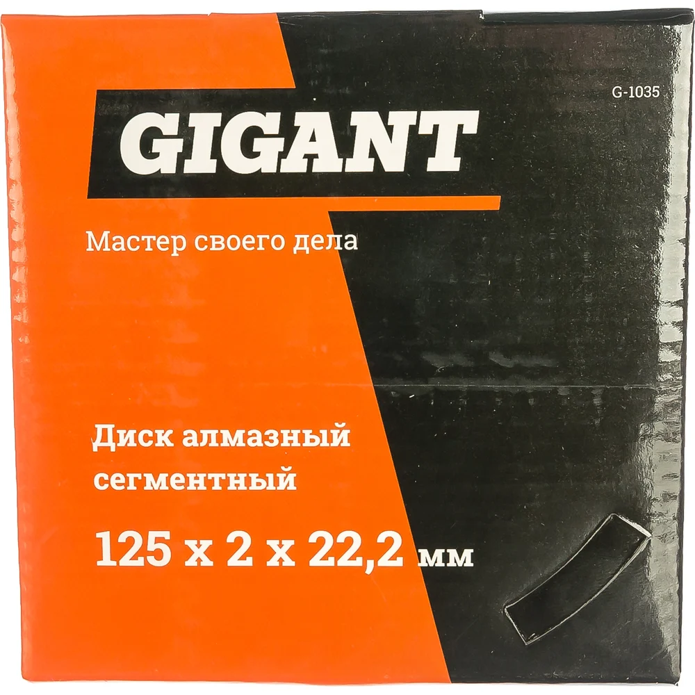 Сегментный алмазный диск Gigant