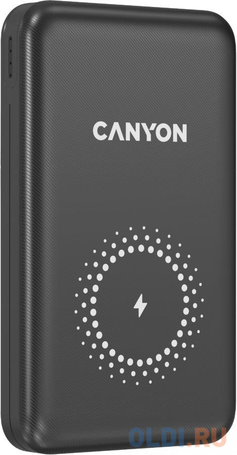 Внешний аккумулятор Power Bank 10000 мАч Canyon CNS-CPB1001B черный в Москвe