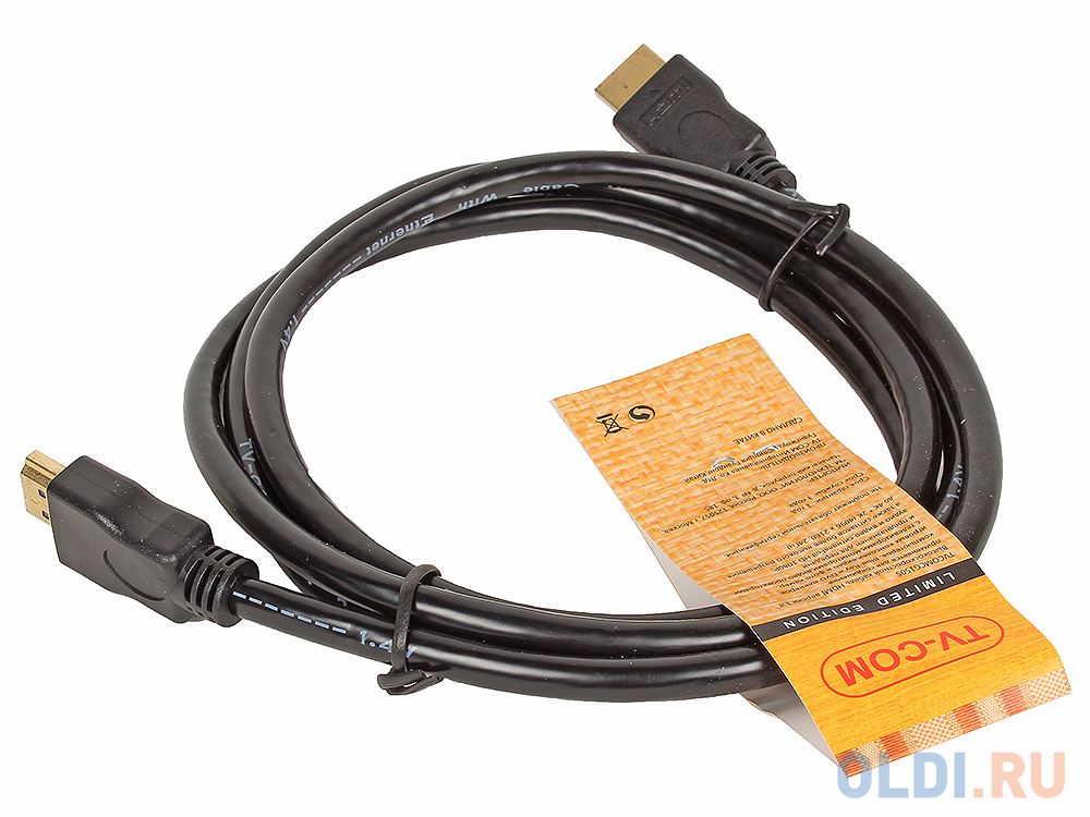 Кабель цифровой HDMI19M to HDMI19M, V1.4+3D, 1.5m, TV-COM  <CG150S-1.5M