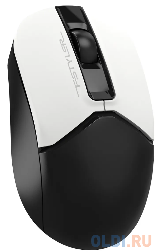 Мышь беспроводная A4TECH FG12 Panda чёрный белый USB + радиоканал
