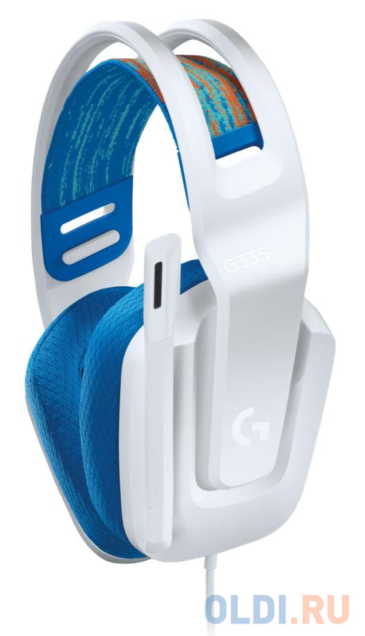 Игровая гарнитура проводная Logitech G335 Wired Gaming Headset белый 981-001018