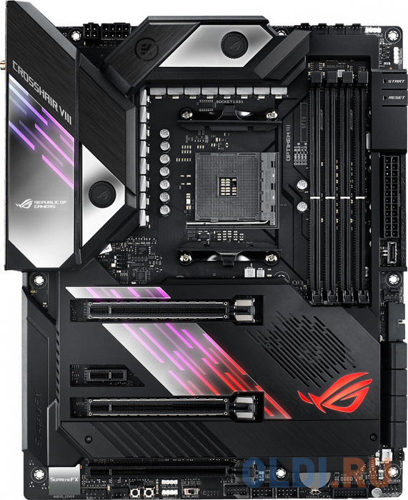 Материнская плата ASUS ROG CROSSHAIR VIII FORMULA Socket AM4 AMD X570 4xDDR4 3xPCI-E 16x 1xPCI-E 1x 8 ATX Retail 90MB10Z0-M0EAY0