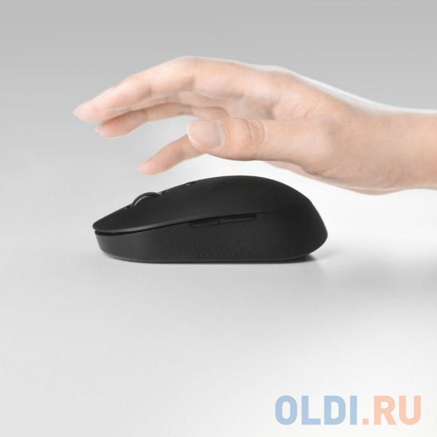 Мышь беспроводная Xiaomi i Mi Dual Mode Wireless Mouse Silent Edition чёрный USB + радиоканал