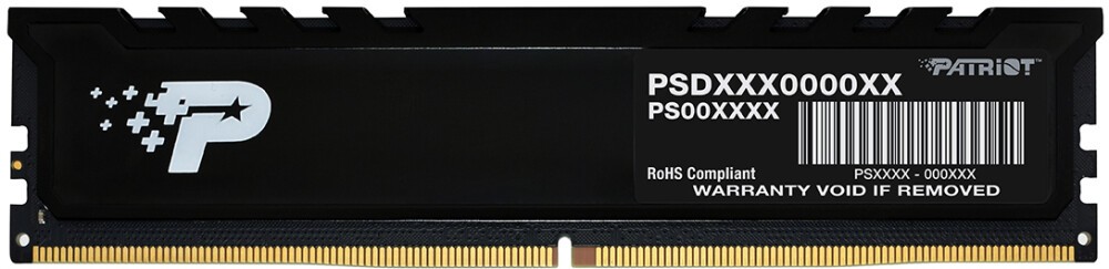 Память DDR5 DIMM 8Gb, 5200MHz, CL42, 1.1V, Patriot Memory Signature Premium (PSP58G520081H1) Retail в Москвe