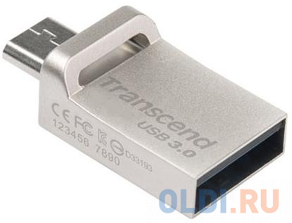 Флешка USB 32Gb Transcend JetFlash 880 TS32GJF880S серебристый