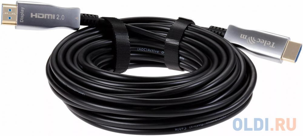 Активный оптический кабель HDMI 19M/M,ver. 2.0, 4K@60 Hz 10m Telecom <TCG2020-10M>